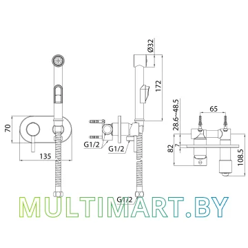 Смеситель Milardo Tidy TIDSBR0M08 картинка 3